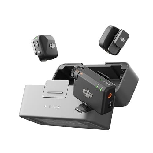 DJI Mic Mini (2 TX + 1 RX + Charging Case) Wireless Microphone Kit Dark Grey - Image 9