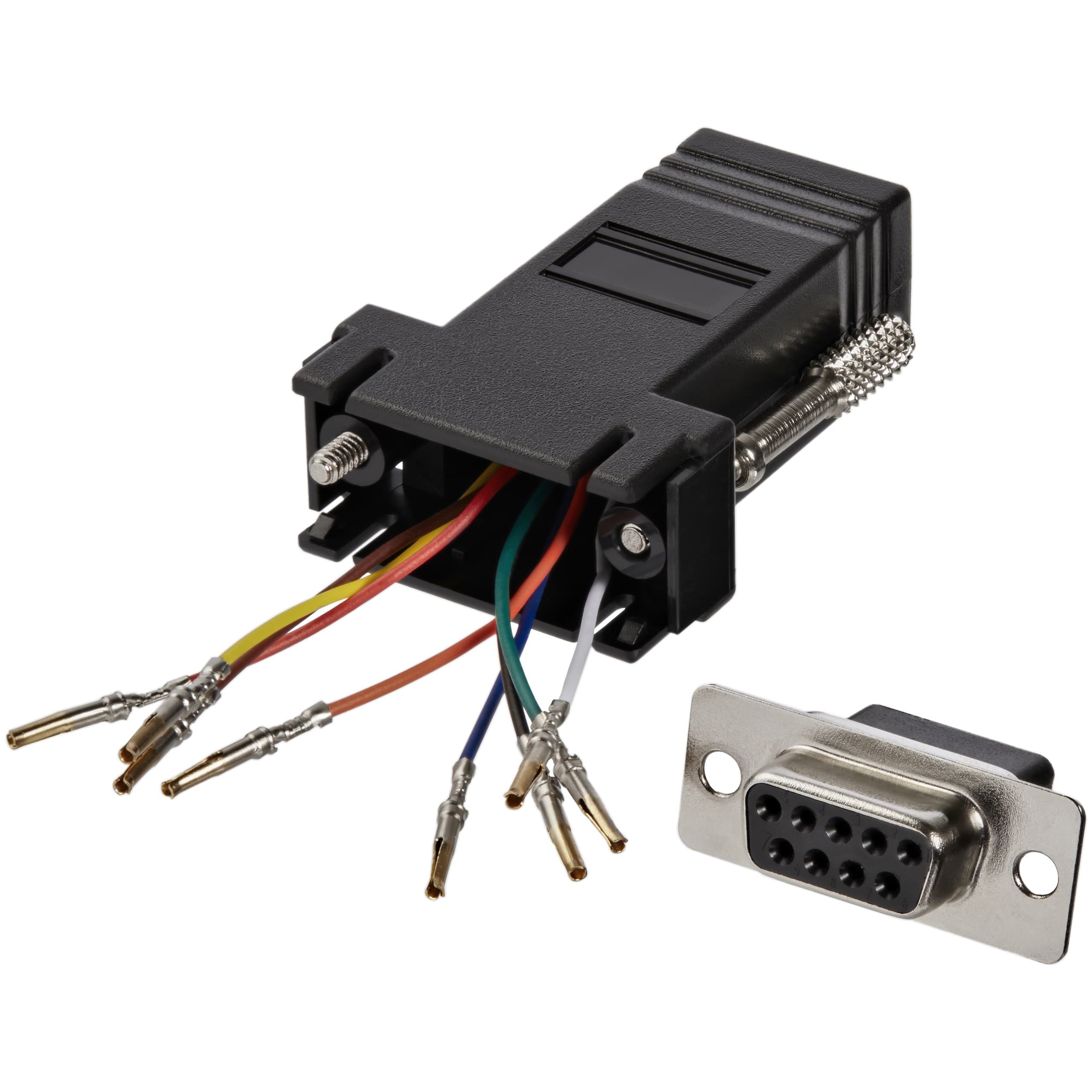 StarTech.com DB9 to RJ45 Modular Adapter - F/F - Serial RS232/RS422/RS485 Adapter, DB-9 (F) to RJ-45 (F) (GC98FF)