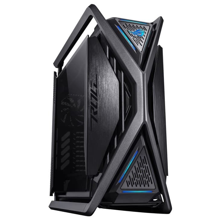ASUS ROG Hyperion GR701 BTF Edition E-ATX Full Tower Gaming PC Case - Black Transparent - Image 1