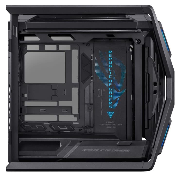 ASUS ROG Hyperion GR701 BTF Edition E-ATX Full Tower Gaming PC Case - Black Transparent - Image 4