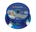 Verbatim DataLife 43811 6x Speed BD-R Blank Blu-ray Discs 25GB Inkjet Printable - Spindle Pack of 25 thumbnail 2
