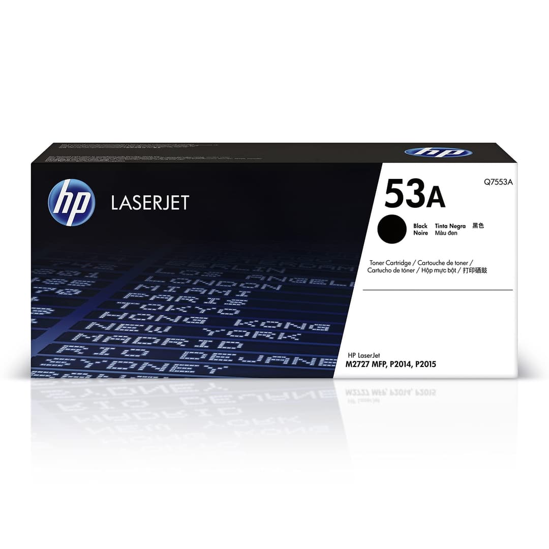 HP Q7553A 53A Original LaserJet Toner Cartridge - Black - Image 1