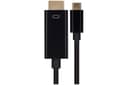 Maplin USB-C to HDMI Cable Supports Ultra HD 4K@60Hz V3.1 - Black, 1m thumbnail 1