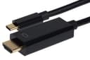 Maplin USB-C to HDMI Cable Supports Ultra HD 4K@60Hz V3.1 - Black, 1m thumbnail 4