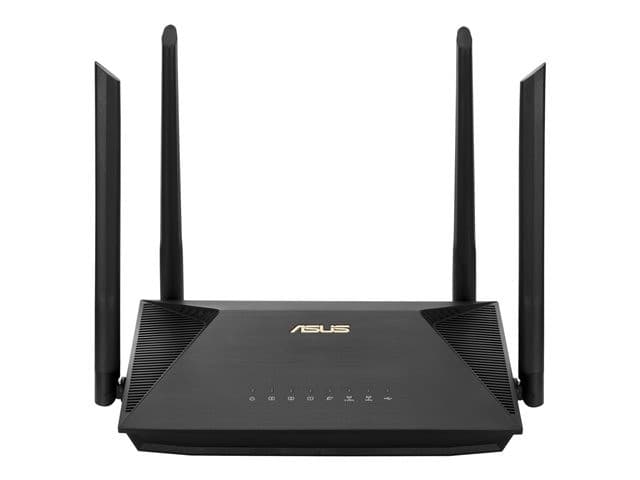 ASUS RT-AX53U AX1800 Dual Band WiFi 6 Wireless Router - Black - Image 1