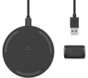 BELKIN BoostCharge Qi 10 W Wireless Fast Charging Pad with Power Supply - Black thumbnail 3