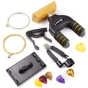 Rockjam Universal Guitar Accessoires Super-kit avec support mural de guitare, cordes de guitare électrique, chaînes de guitare acoustique, tuner à guitare multi-outil, guitare capo, guitare plectrums et support de guitare thumbnail 1