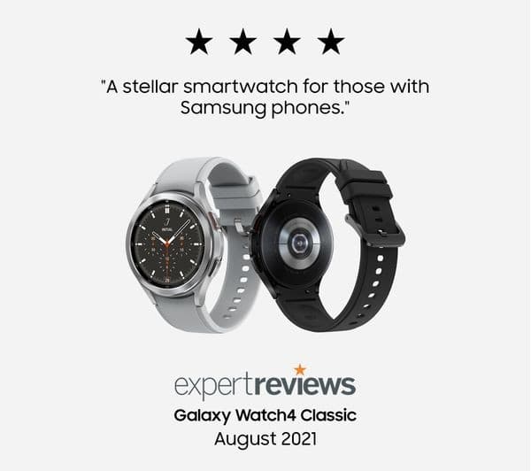 SAMSUNG Galaxy Watch4 Classic 4G with Bixby & Google Assistant - Silver, 46 mm - Image 4