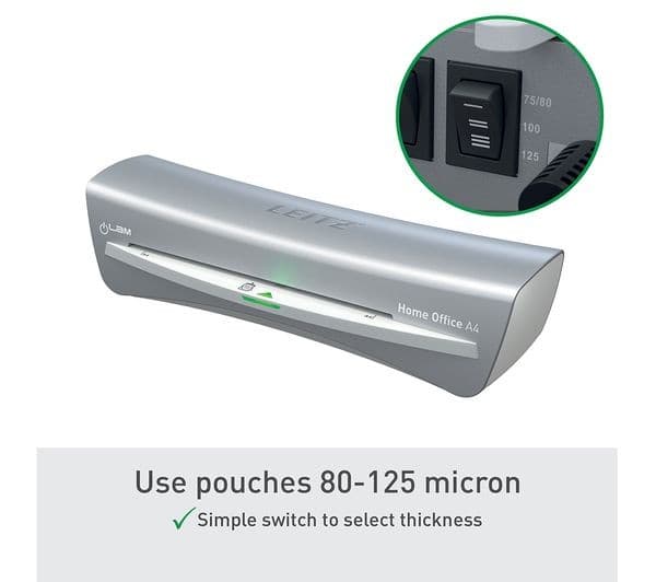 Leitz iLAM Home Office Laminator Grey - A4 - Image 4