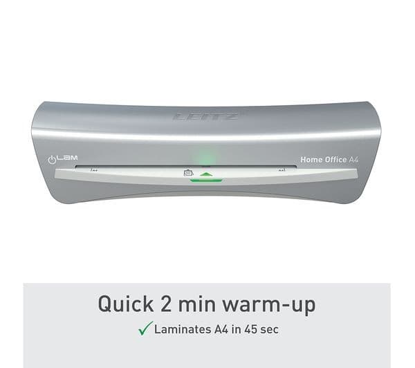 Leitz iLAM Home Office Laminator Grey - A4 - Image 5