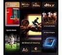 Hisense A6Q 55" LED 4K UHD HDR Smart TV with Freely - 55A6QTUK thumbnail 4