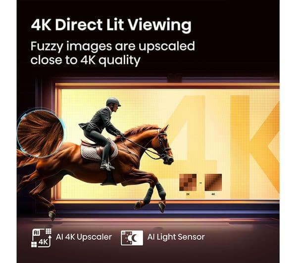 Hisense A6Q 55" LED 4K UHD HDR Smart TV with Freely - 55A6QTUK - Image 5