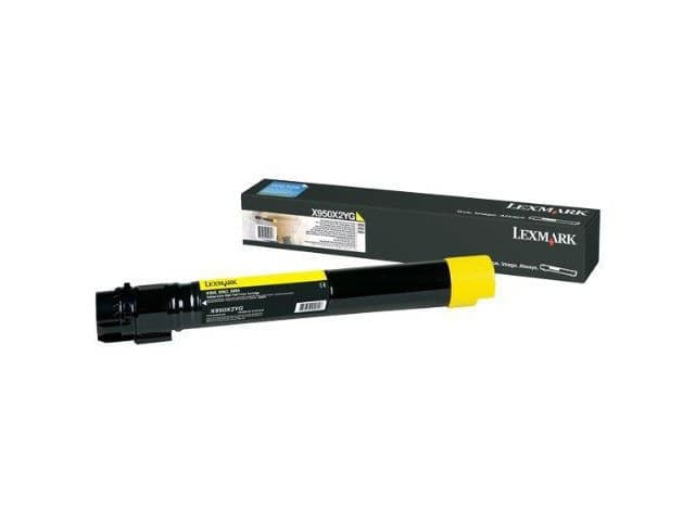 Lexmark 22Z0011 High Yield Toner Cartridge for XS950/XS955 (22,000 pages) - Yellow - Image 2