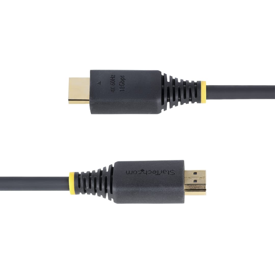 StarTech.com 30cm (1ft) High Speed HDMI Cable, 4K 60Hz/1440p 144Hz, HDR10/HDCP 2.2/ARC, 18Gbps, UHD HDMI 2.0 Cord for TV/Monitor/Display, TPE Jacket - Image 4