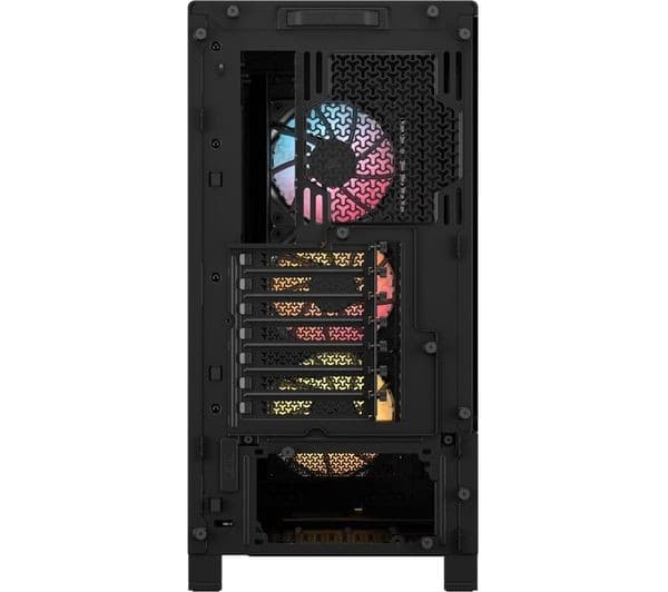 Corsair FRAME 4000D RS ARGB ATX Mid-Tower PC Case, 3x RS120 ARGB Fans, Tempered Glass - Black - Image 5