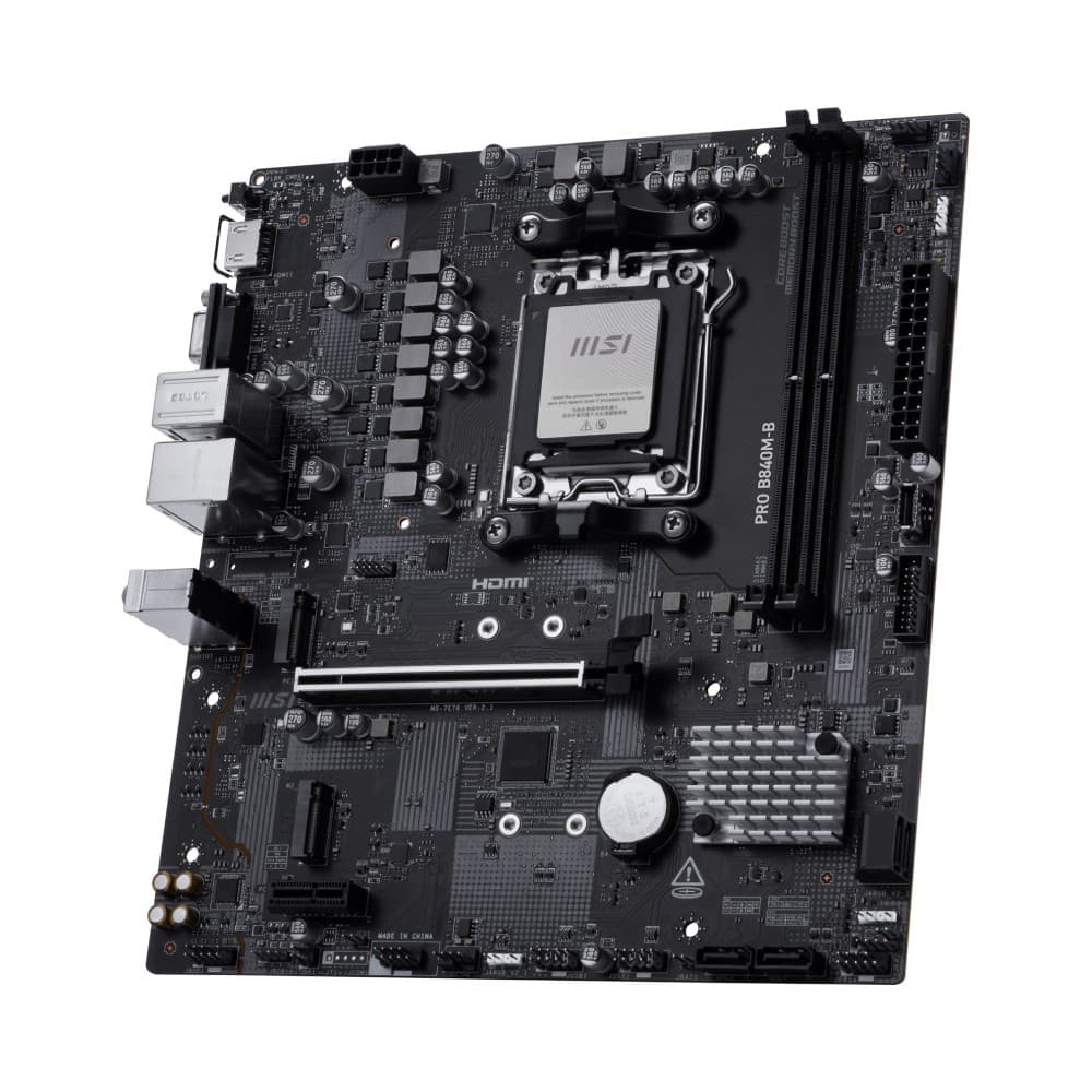 MSI PRO B840M-B micro ATX AMD B840 Socket AM5 DDR5 Motherboard - Image 4