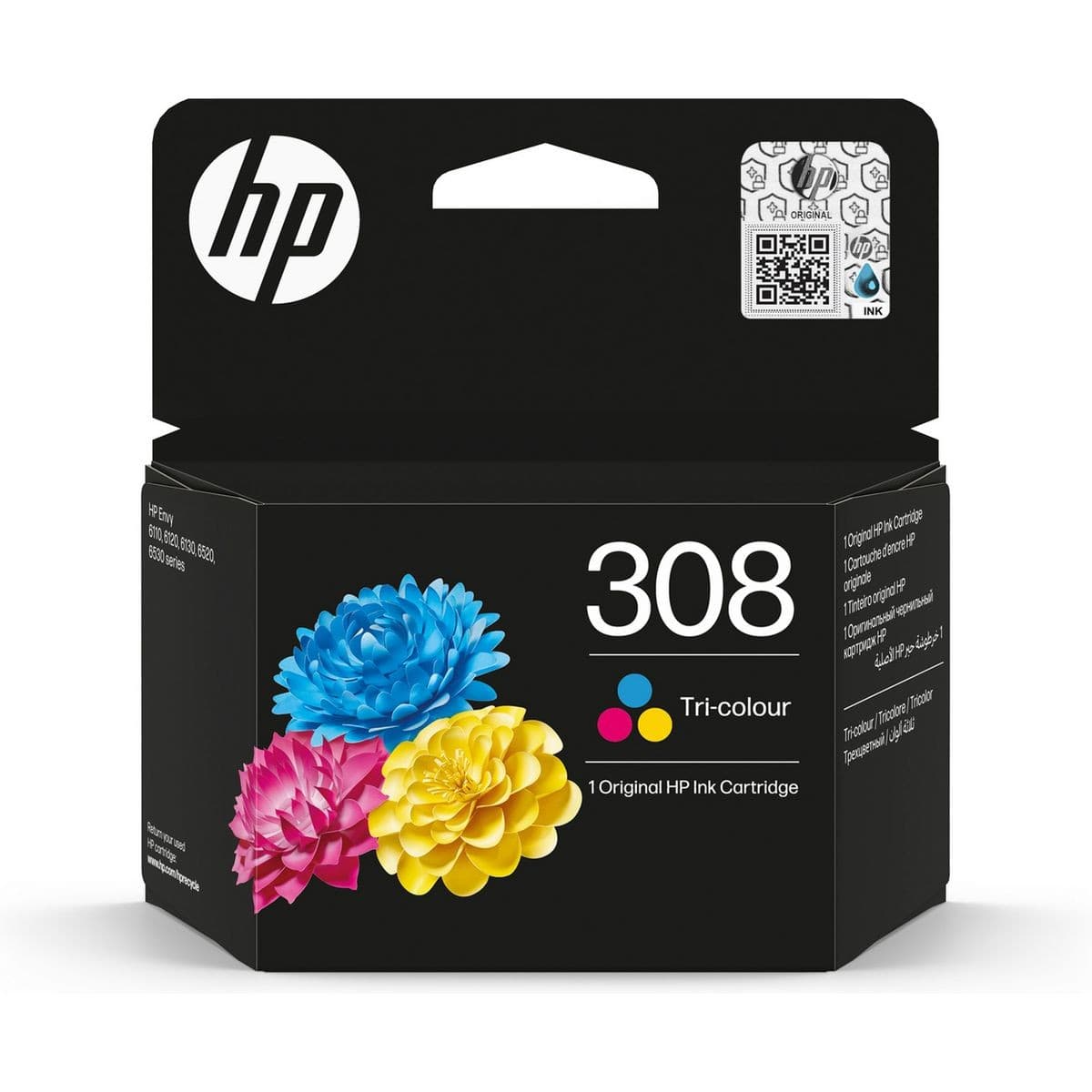 HP 308 Original Ink Cartridge - Tri-Colour