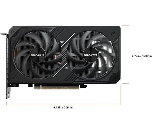 GIGABYTE GeForce RTX 5060 Ti WINDFORCE MAX OC 16GB GDDR7 Graphics Card - Black - Image 2
