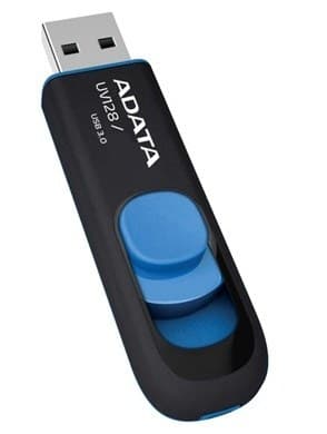 ADATA DashDrive UV128 32GB USB flash drive USB Type-A 3.2 Gen 1 (3.1 Gen 1) Black, Blue - Image 1