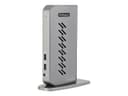 StarTech.com DK30A2DHUUE Hybrid USB-C USB-A Docking Station Dual Monitor 4K 60Hz HDMI/DisplayPort 6x USB-A Gigabit Ethernet Black and Grey thumbnail 1