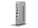 StarTech.com DK30A2DHUUE Hybrid USB-C USB-A Docking Station Dual Monitor 4K 60Hz HDMI/DisplayPort 6x USB-A Gigabit Ethernet Black and Grey thumbnail 3