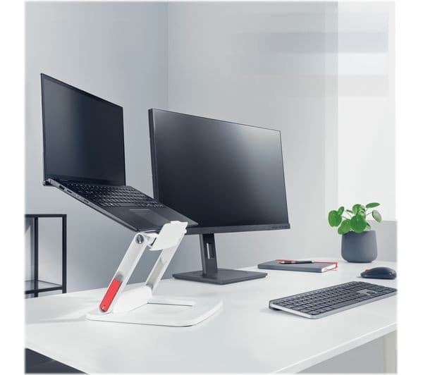 Leitz Ergo Adjustable Multi-Angle Laptop Stand - White - Image 4