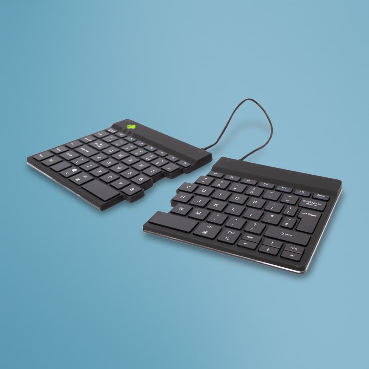 R-Go Tools R-Go Split Break Ergonomic Split Keyboard, QWERTY UK, Bluetooth, Black