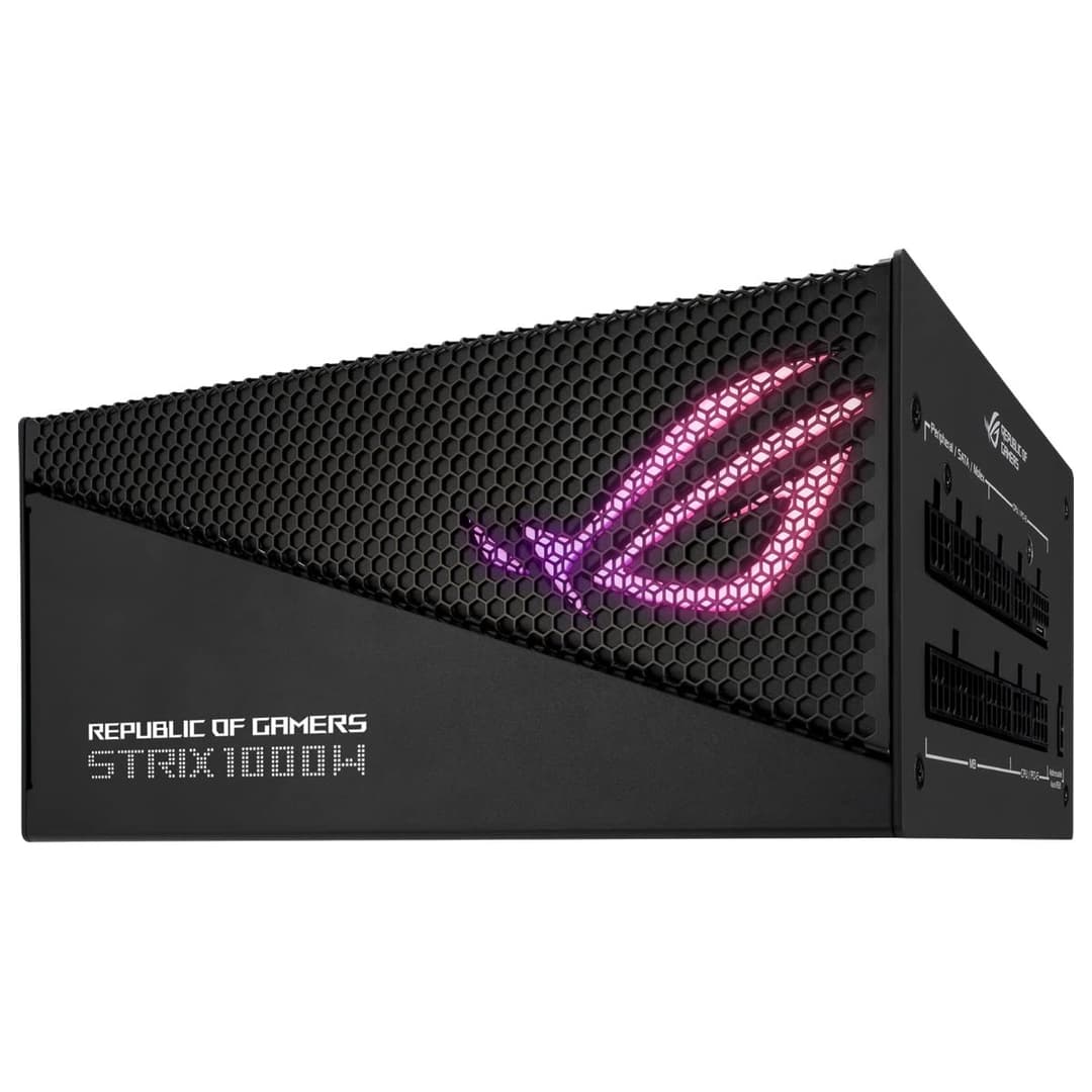 ASUS ROG Strix 1000W Gold Aura Edition ATX 3.0 PCIe 5.0 Fully Modular Power Supply - Black - Image 8