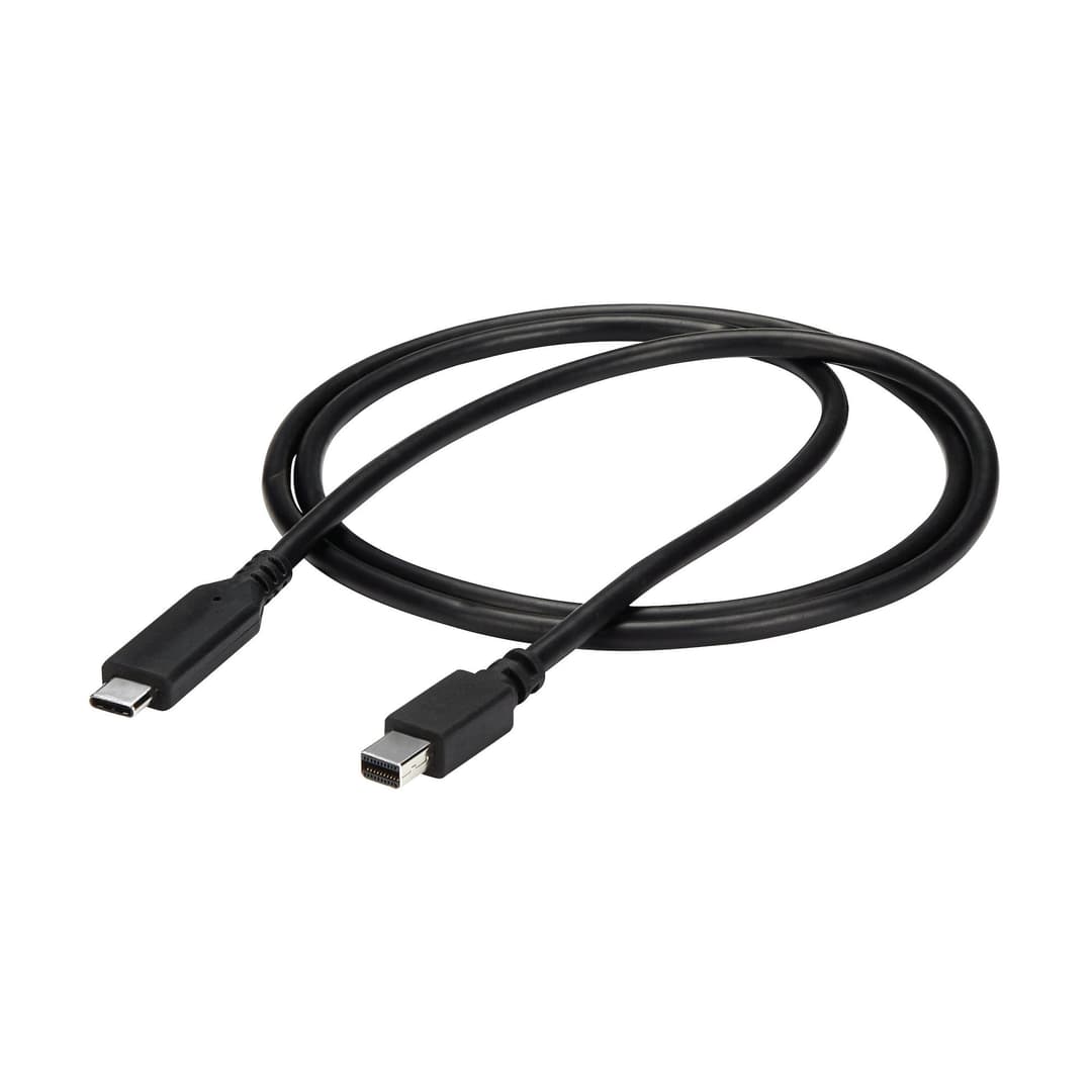 StarTech.com 1 m (3.3 ft.) USB-C to Mini DisplayPort Cable - 4K 60Hz - Black - Image 3