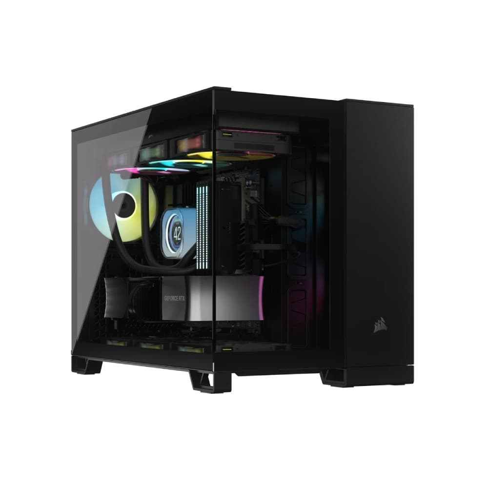 CORSAIR iCUE LINK 2500X RGB Micro-ATX Mid Tower PC Case - Black