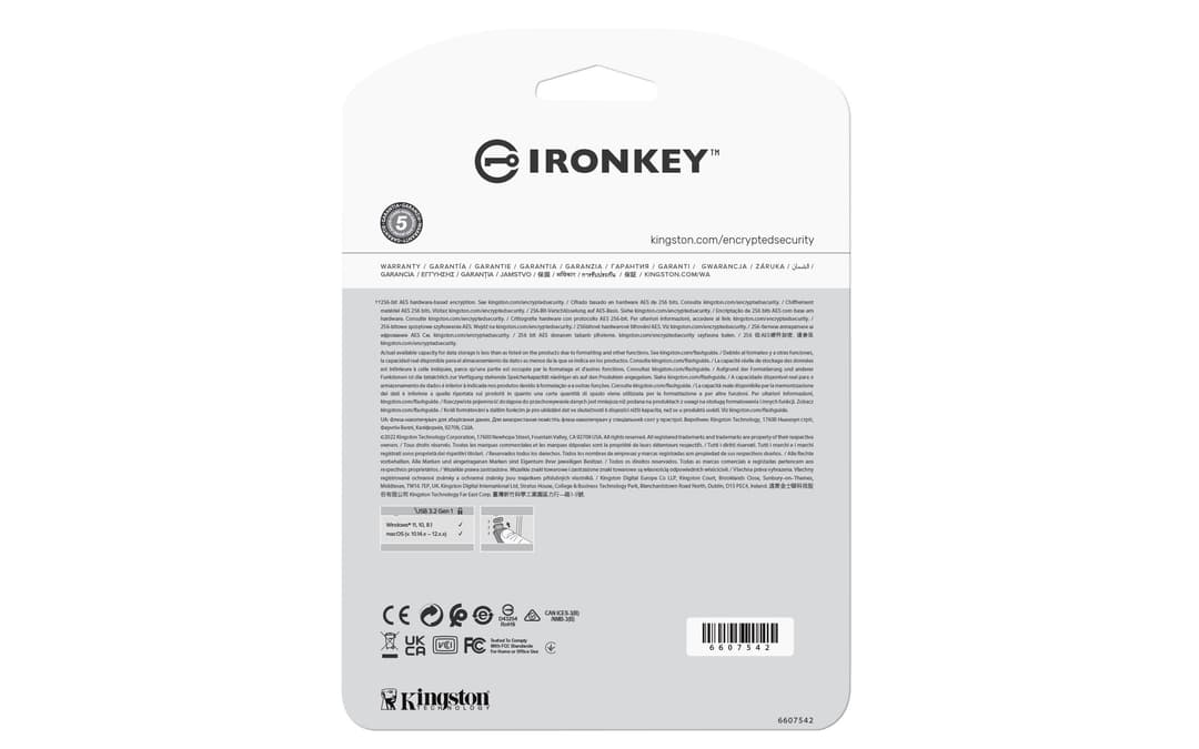 Kingston IronKey Vault Privacy 50C USB-C Encrypted Flash Drive 16GB - Image 7
