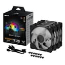 ASUS TUF Gaming TR120 ARGB 120mm PWM Case Fan - Black 3-Pack thumbnail 1