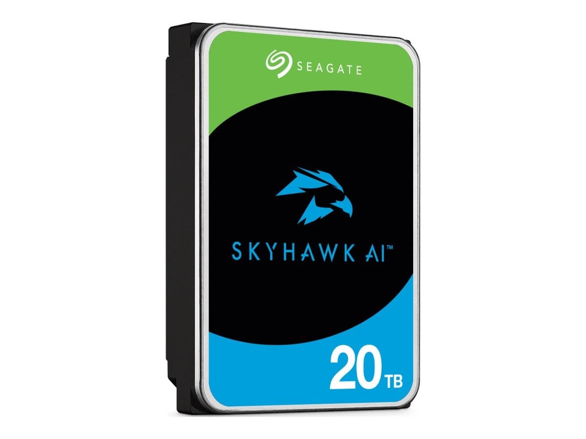 Seagate SkyHawk AI 20TB Surveillance Internal Hard Drive 3.5" SATA III 7200 RPM 512MB Cache ST20000VE003