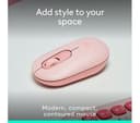 Logitech Pop Icon Wireless Optical Mouse - Rose thumbnail 2