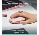 Logitech Pop Icon Wireless Optical Mouse - Rose thumbnail 3