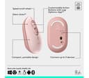 Logitech Pop Icon Wireless Optical Mouse - Rose thumbnail 6