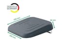 LEITZ Ergo Adjustable Desk Footrest - Grey thumbnail 2