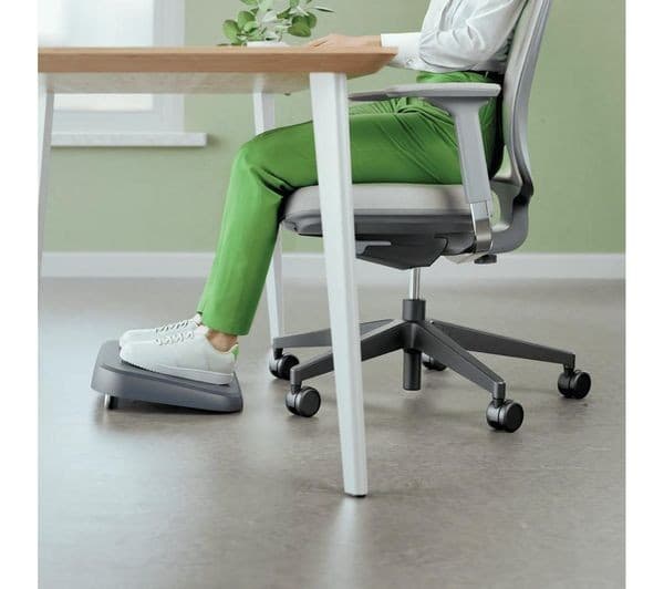 LEITZ Ergo Adjustable Desk Footrest - Grey - Image 4