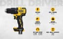 DeWalt DCD709N-XJ Cordless Impact Drill - Yellow thumbnail 2