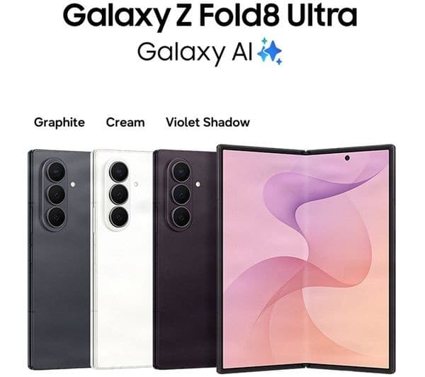 Samsung Galaxy Z Fold8 Ultra 5G 256GB 12GB RAM Dual SIM AI Smartphone - Graphite - Image 2