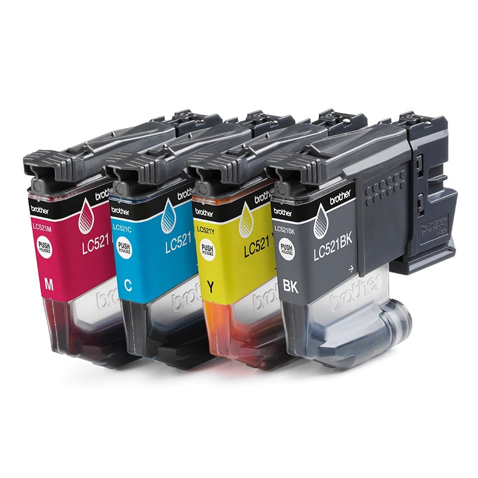 Brother LC521VAL Genuine Ink Cartridge Value Pack - Image 4