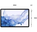 Samsung Galaxy Tab S8 11" Tablet Wi-Fi 128GB - Silver thumbnail 3