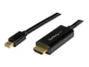 StarTech MDP2HDMM1MB Mini DisplayPort to HDMI Cable 4K 30Hz Black 1m thumbnail 2