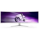 Philips Evnia 49M2C8900/00 48.9 inch 5120 x 1440 Dual QHD QD-OLED FreeSync Premium Pro 240Hz Curved Gaming Monitor - White thumbnail 3