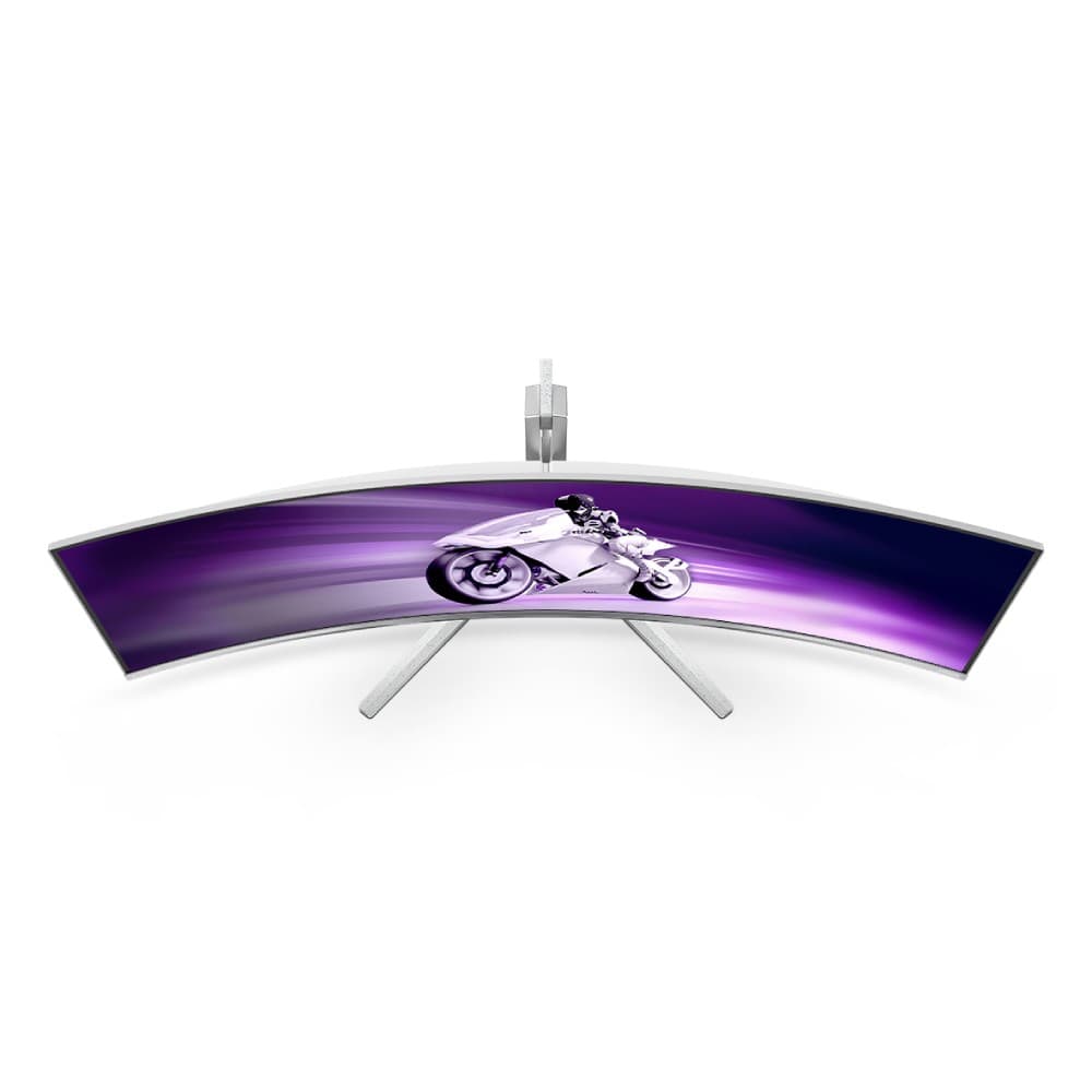 Philips Evnia 49M2C8900/00 48.9 inch 5120 x 1440 Dual QHD QD-OLED FreeSync Premium Pro 240Hz Curved Gaming Monitor - White - Image 4