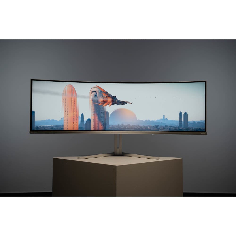 Philips Evnia 49M2C8900/00 48.9 inch 5120 x 1440 Dual QHD QD-OLED FreeSync Premium Pro 240Hz Curved Gaming Monitor - White - Image 5
