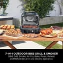 Ninja OG901UK Woodfire Pro Connect XL Electric BBQ Grill & Smoker Black Blue thumbnail 4