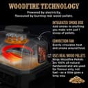Ninja OG901UK Woodfire Pro Connect XL Electric BBQ Grill & Smoker Black Blue thumbnail 7