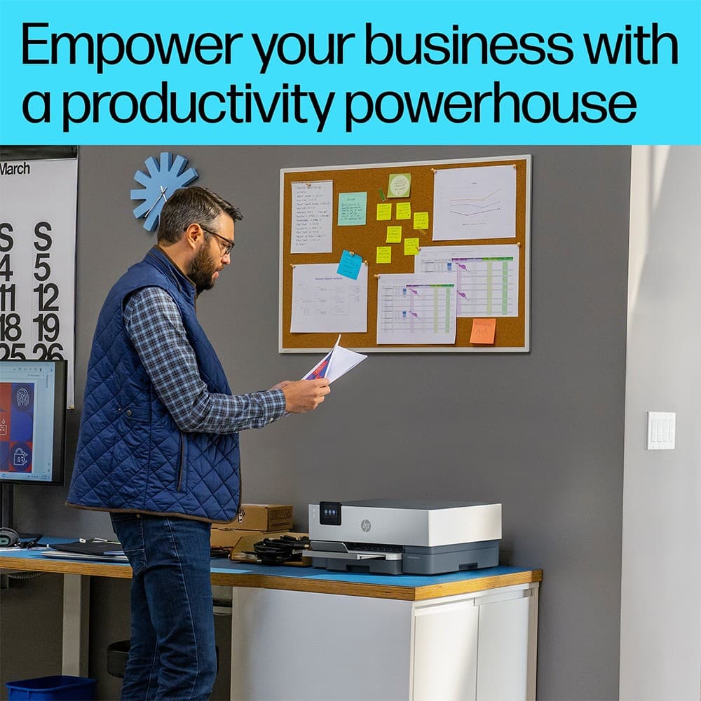 HP OfficeJet Pro 9110b Wireless Touchscreen Color Printer - Image 4