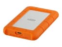 LaCie Rugged 2TB USB-C Hard Drive Orange thumbnail 3